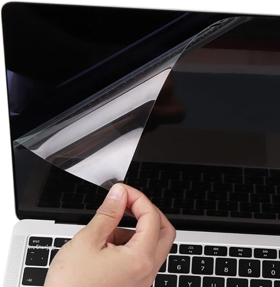 McStorey MacBook Pro Retina 13.3 A1425 A1502 Parlak Ekran Koruyucu Anti Scratch HD Şeffaf PET Film Çizilmeye Dayanıklı Kabarcıksız Kolay Uygulama Şeffaf