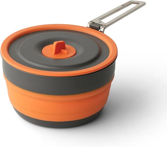 Sea to Summit Frontier Ultralight Collapsible 1-Liter Pot for Backpacking and Camping