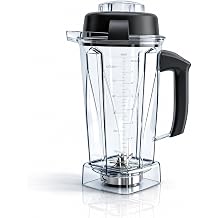 64 oz Blender Pitcher Replacement Container Compatible with Vitamix 5200, 5300, 6300, 7500, E310, E320, VM0101, VM0103 Classic & Explorian Series, BPA-Free Jar with Lid