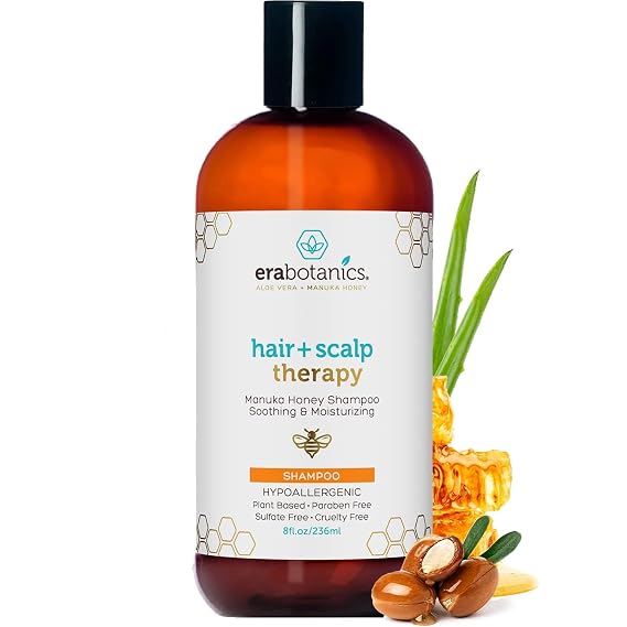 Era Organics Manuka Honey & Argan Oil Shampoo for Dry, Itchy Scalp