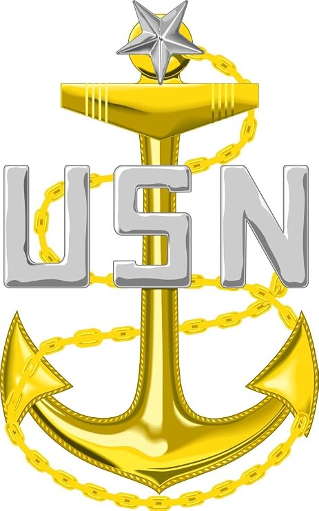 Navy Senior Chief Petty Officer (SCPO) 3.8" Decal