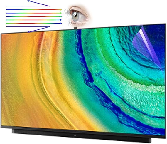 Anti-Glare Filter Screen Protector for TV 32-75 Inch - Anti Blue Light Anti -Scratch Protector Film,75" 1645 * 930