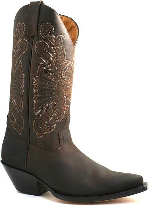 Grinders Buffalo Brown Mens Cowboy Boots