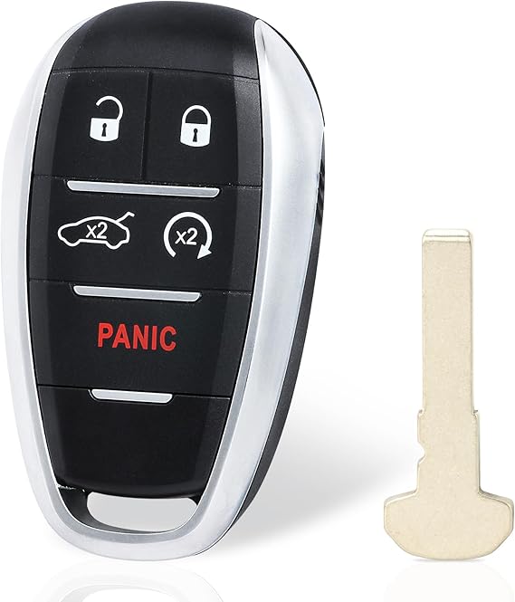 Keyecu Smart Keyless Remote Key fob for Alfa Romeo Giulia Stelvio 2017 2018 2019 2020 FCC ID: KR5A1FA434 P/N: 6EP44LXHAA/6WN70LXHAA