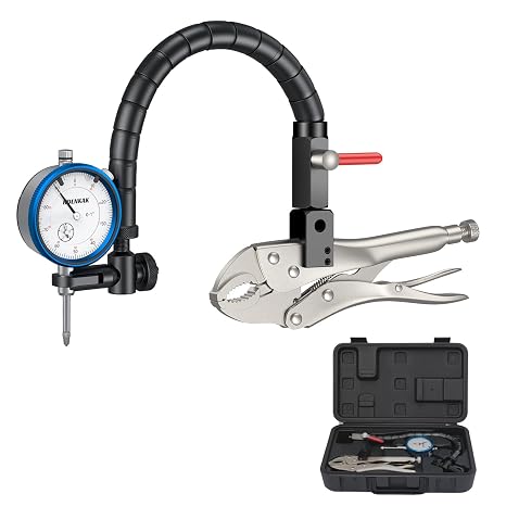 HDLNKAK Disc and Rotor/Ball Joint Gage with 0-1" Dial Indicator (Blue)