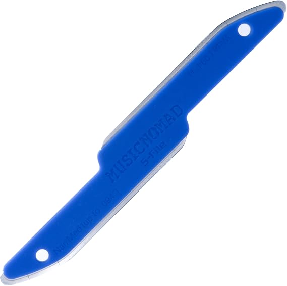 MusicNomad Diamond Safe Zone Guitar Fret Crowning File S-File Tool (MN850)