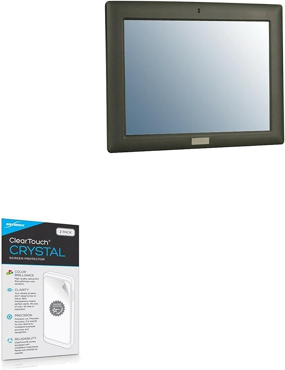 BoxWave Screen Protector Compatible with Industrial PC Pro AFL-10A-N26 - ClearTouch Crystal (2-Pack), HD Film Skin - Shields from Scratches