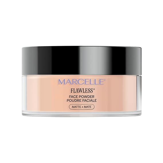 Marcelle Flawless Loose Face Powder, Translucent, Talc-Free, 55 g