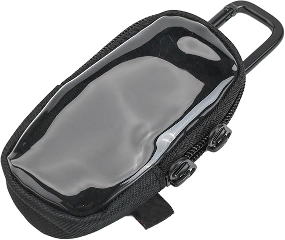 Portable MP3 Player Case Compatible With For Sony NW-E394, Nylon Hard Shell Protector With Accessory Pocket, Lightweight Carrying Pouch Black