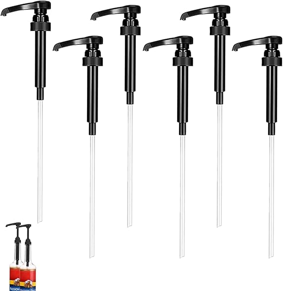 Syrup Pumps,6 Pcs Coffee Syrup Pump,Syrup Pump Dispenser Syrup Portion