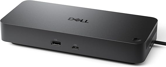Dell Pro Laptop Docking Station WD25, USB-C, 100W, DisplayPort, HDMI | Universal Dock, Ethernet, USB-A Ports, USB-C Ports, Power Delivery Charging, Quad Display, Plug and Play, Office Ready, WD25