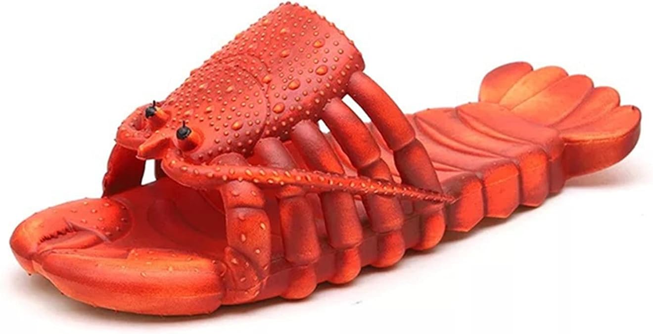 Lobster Slippers, Bass Sandals, Animal Fish Slippers