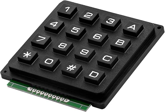 16Key 4x4 Membrane Button Keypad 4x4 Matrix Array Matrix Keyboard Membrane Button Keypad Panel 16 Key Keyboard Module 2