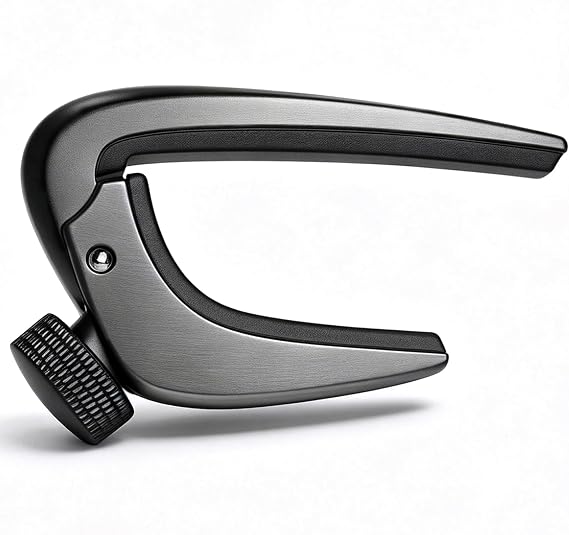 WINGO Pro Guitar Capo Adjust Tension for Acoustic Electric Guitars, Black