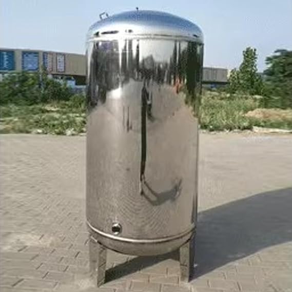 Large Capacity Pressure Tank For Well Pump-150 250 300 500 600 800 L,304 Stainless Steel Water Storage Tank Household,Industry Agriculture Automatic Towerless Water Supply Booster Pump Water Tower(150