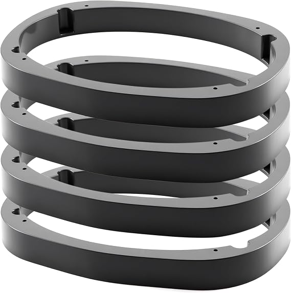 4 Pack 6X9 Speaker Spacer Ring Universal Plastic Car Audio Mounting Bracket