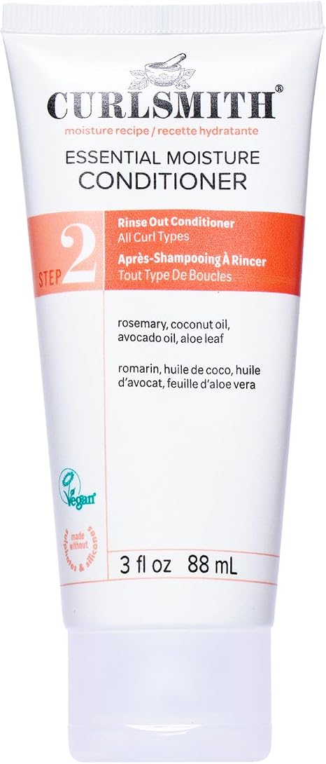 Curlsmith - Essential Moisture Conditioner, Lightweight Frizz Control for Wavy, Curly and Coily Hair, Vegan (355ml)