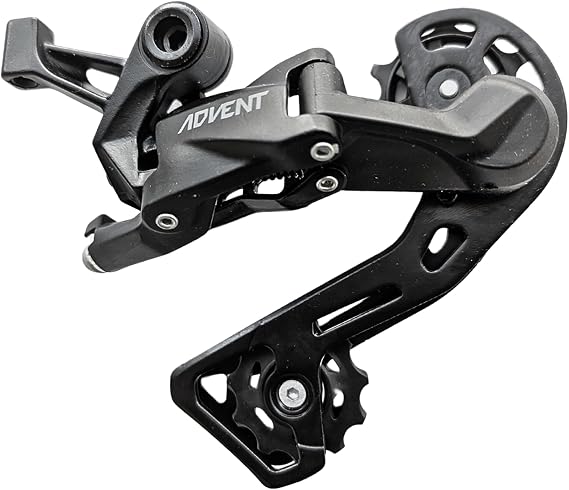 Microshift Advent Rear Derailleur 9 Speed Derailleur, Long Cage, for Road and Mountain Bike, Black