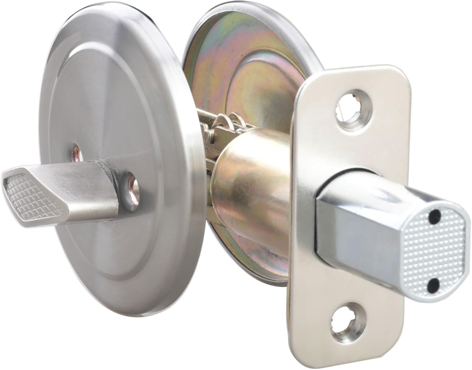 Miseno MLK3218 Privacy One Sided Full Bore Deadbolt - Satin Nickel