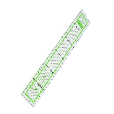 5x30cm Quilting Ruler, Acrylic Quilter Ruler High Transparent Tailor Dressmaker Quilting Tool DIY Sewing Ruler for Easy Precision Cutting (Metric)