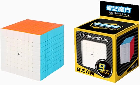 QY 9x9 Stickerless Bright Magic Cube 9x9x9 Speed Cube