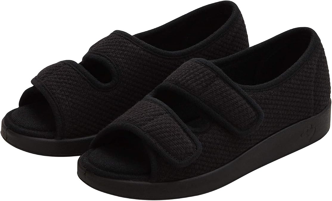 Silverts Women's Adaptive Easy Close Sandals, Adjustable Wide Fit, Slippers