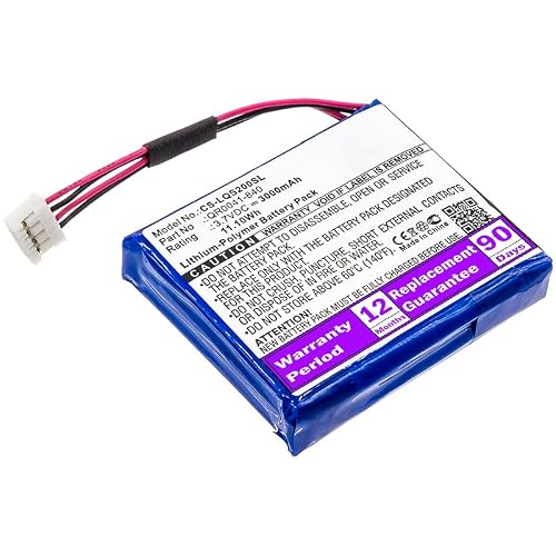 3000mAh VT26 QR0041-840 SP584646-1S2P Replacement Battery for Qolsys, IQ Panel 2 Panel QS9202 QS9201 IQ Panel 2 Plus IQ Panel 2,VT26 QR0041-840 SP584646-1S2P3.7V,Cost-Effective Battery