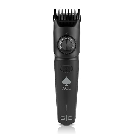 StyleCraft Ace Cordless Beard Blender Trimmer, USB-C, Up to 90-Min Runtime | Lightweight, 39 Adjustable Lengths, USB-C Rechargeable, Ergonomic Grip, Stainless Steel Blades, 2 Combs, LED