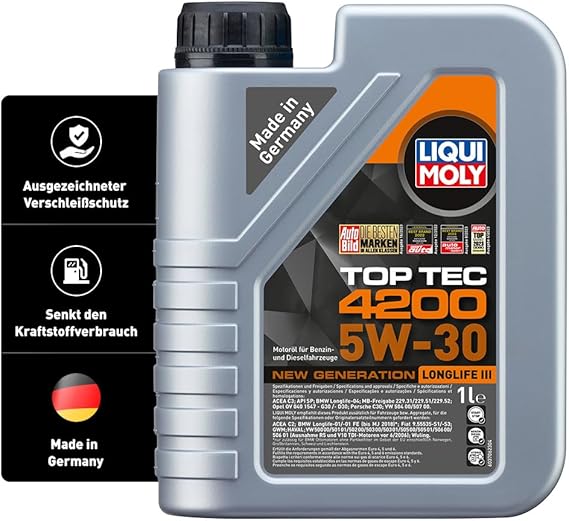 Liqui Moly 3707 Top Tec 4200 Engine Oil 5 W-30