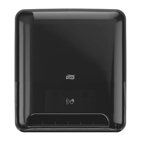 Tork Matic Automatic Hand Towel Roll Dispenser Black H1, One-at-a-time Dispensing, Elevation Range, 5511284