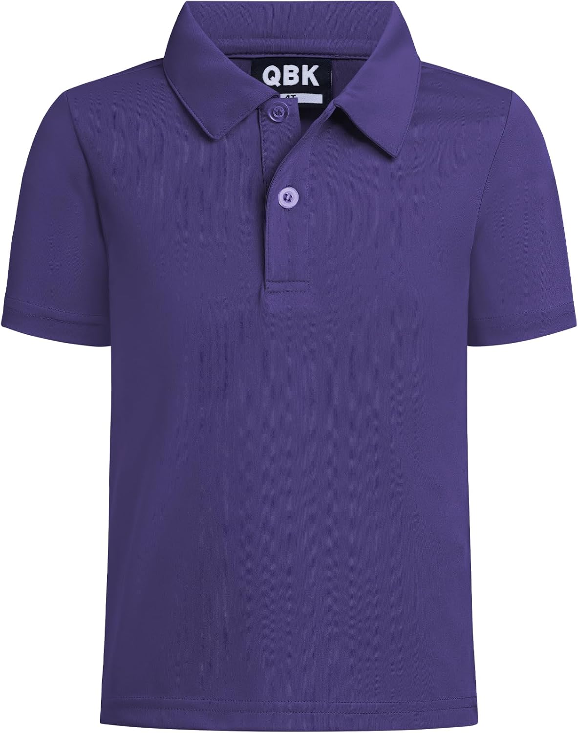 QBK Toddler to Youth Boys Performance Polo Kids Collared Golf Shirt School Uniform