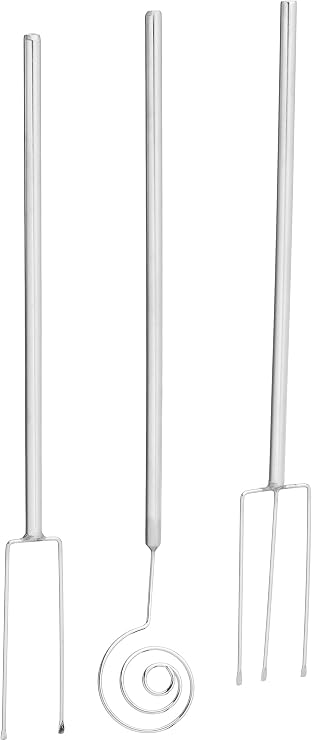 Fox Run 3-Piece Chocolate Dipping Set, Set of 3 Stainless Steel Fondue Tools