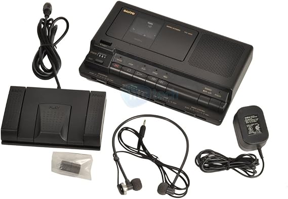 Sanyo TRC8080 Analog Standard Cassette Transcriber w/Microprocessor