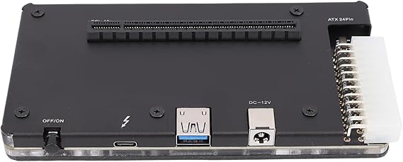 External Graphics Card Dock, EGPU Enclosure USB4.0 4/3 Compatible with RX Full Series, 7-40 Series, PCIE X4 SSD, Sound Card, Network