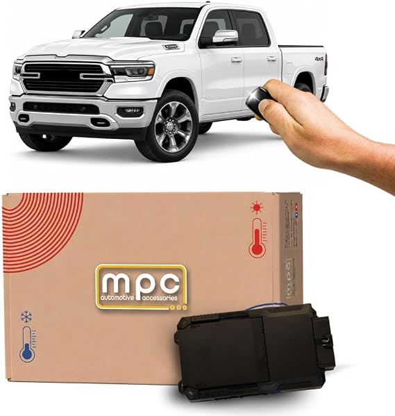 MPC Remote Start Kit Compatible with RAM 1500 2019-2024 || Plug and Play || Push Lock 3X to Start || Push to Start Ignition Only || USA Tech Support