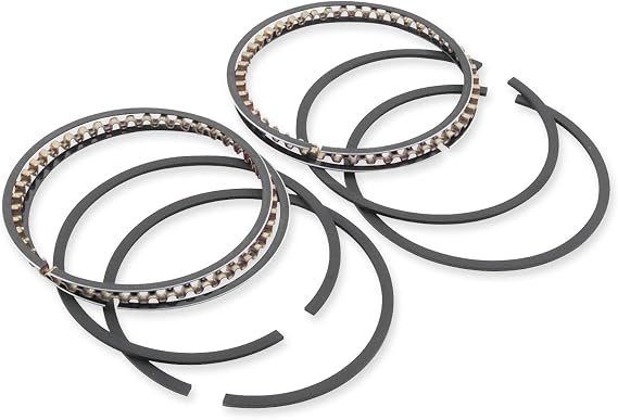 Hastings Cast Piston Ring Set +.005&Prime, Size 6164005