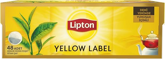 Lipton Yellow Label Teapot Bag Tea 48 Pack