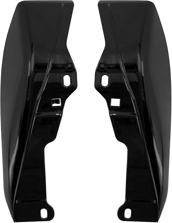 Motorcycle Mid Frame Air Deflector Heat Shield Fit for Harley Touring Road Glide Electra Glide Road King Street Glide Trike 2009-2016 Vivid Black