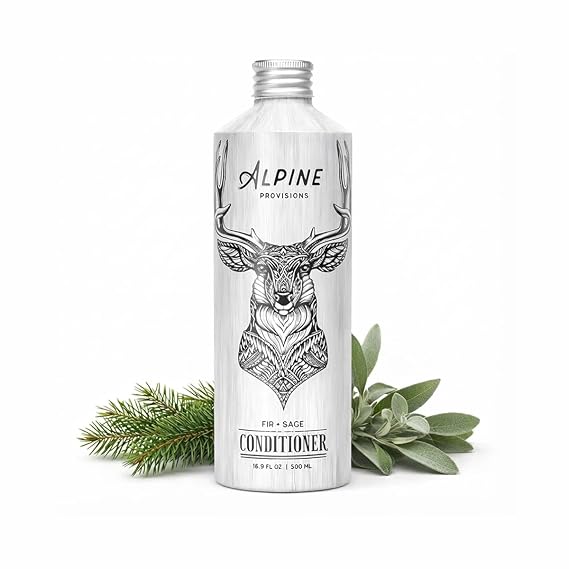 Alpine Provisions Natural Organic Conditioner Men & Women, Fir & Sage