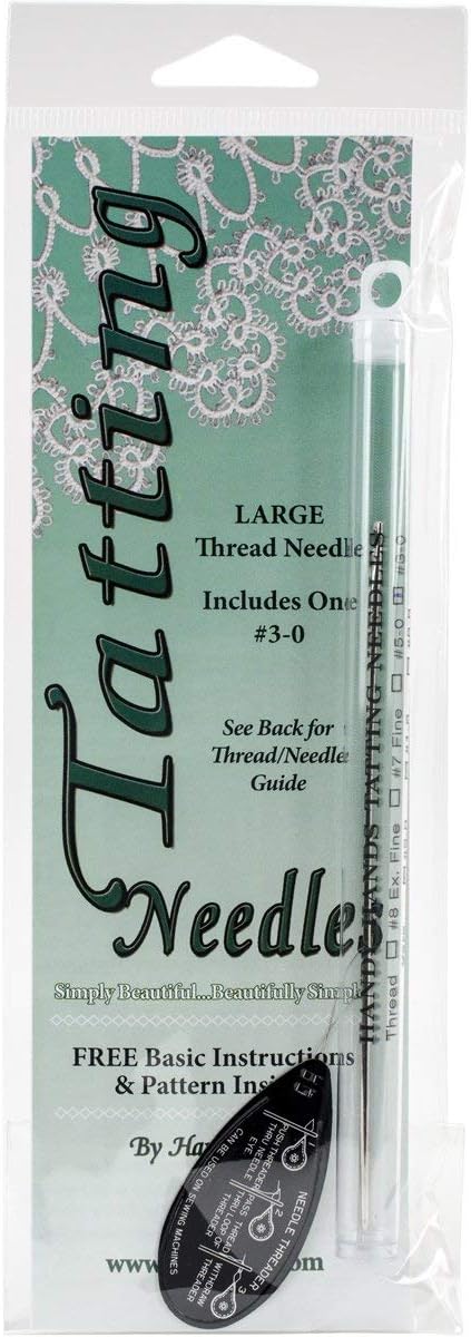 Handy Hands 1 Needle with Threader (N3) Tatting Needle