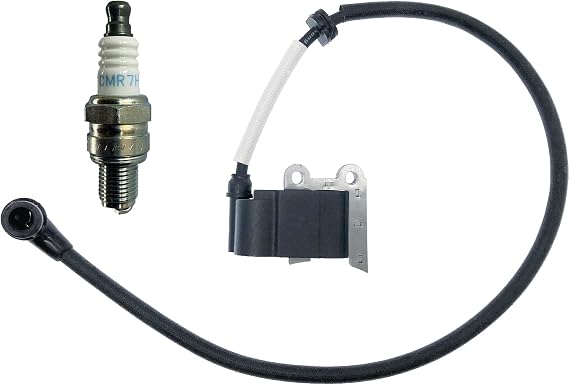 NEW Ignition Coil Module with Spark Plug Compatible with 502846401 CMR7H Fits 150BT 350BT 350BF Backpack Blowers, Only Replace 511492901 Ac7r