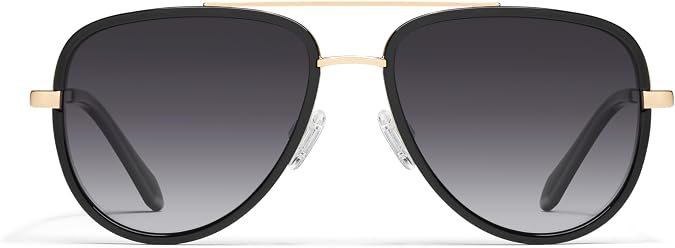 QUAY All In Unisex Aviator Sunglasses