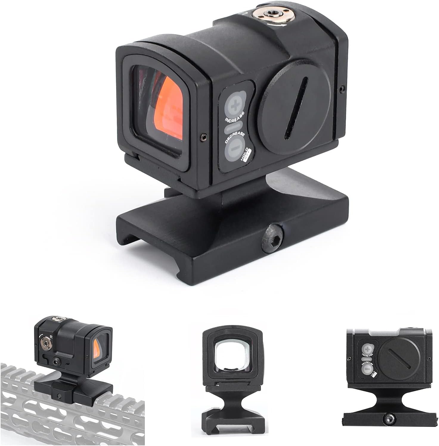 Aim point ACRO P-2 レットドットサイト レプリカ G LOCK用マウントと20mmレイル対応 REPTILIA タイプ ハイローマウント付