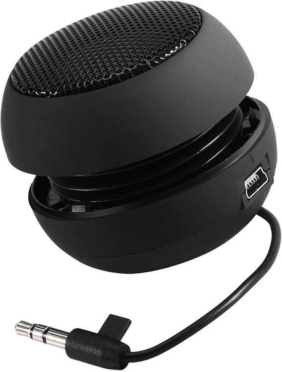 Speaker for Cushions Stereo Speakers 3.5 mm Mini Speaker DIY Portable Cushion Speaker for MP3 MP4 CD Player Mobile Phone Compatible with Audio Devices (Black)