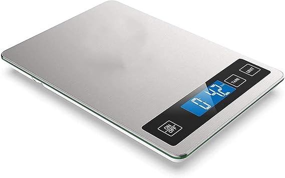 Kitchen Scales Kitchen Scales Household Electronic Digital Food Scale Cooking Scale Kitchen Measuring Tools Stainless Steel Kitchen Dining Room Baking etc Load Capacity: 11.0 lbs 5 kg 10 kg