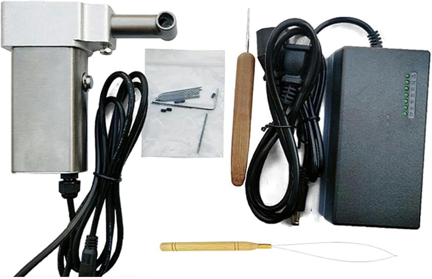 dreadlock machine, dreadlock machine kit for lock, electric instant portable dreadlock machine, lock machine dreadlock maker can work directly on the head, braiding artificial hair
