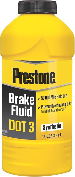 Prestone 化学合成ブレーキフルード DOT3規格対応 12 Ounce, Pack of 6 AS400-6PK