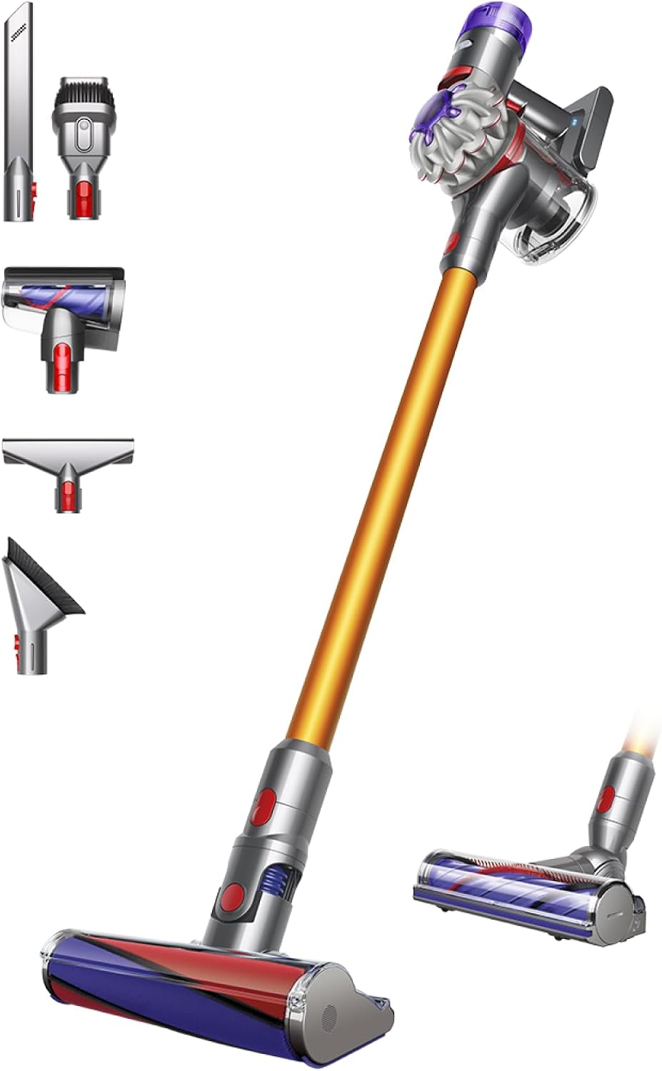Dyson V8 ™ Absolute Cordless Vacuum Cleaner Silver  Yellow
