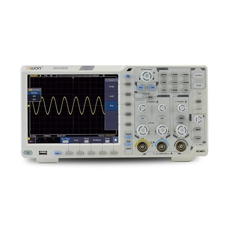 Owon XDS3202E Osiloscopio Digital Oscilloscope 1GS/s 200MHz 2CH+1(External) 40M Record Length 8 bits Multimeter Oscilloscope
