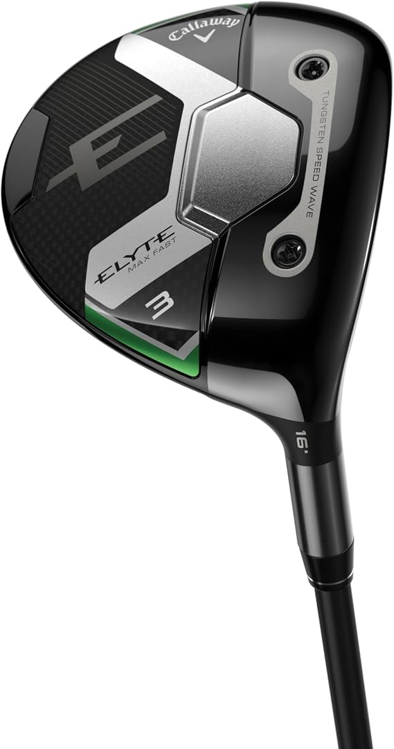 Callaway Golf Elyte Max Fast Fairway Wood (Left,Vanquish 40g,Light,3 Wood)
